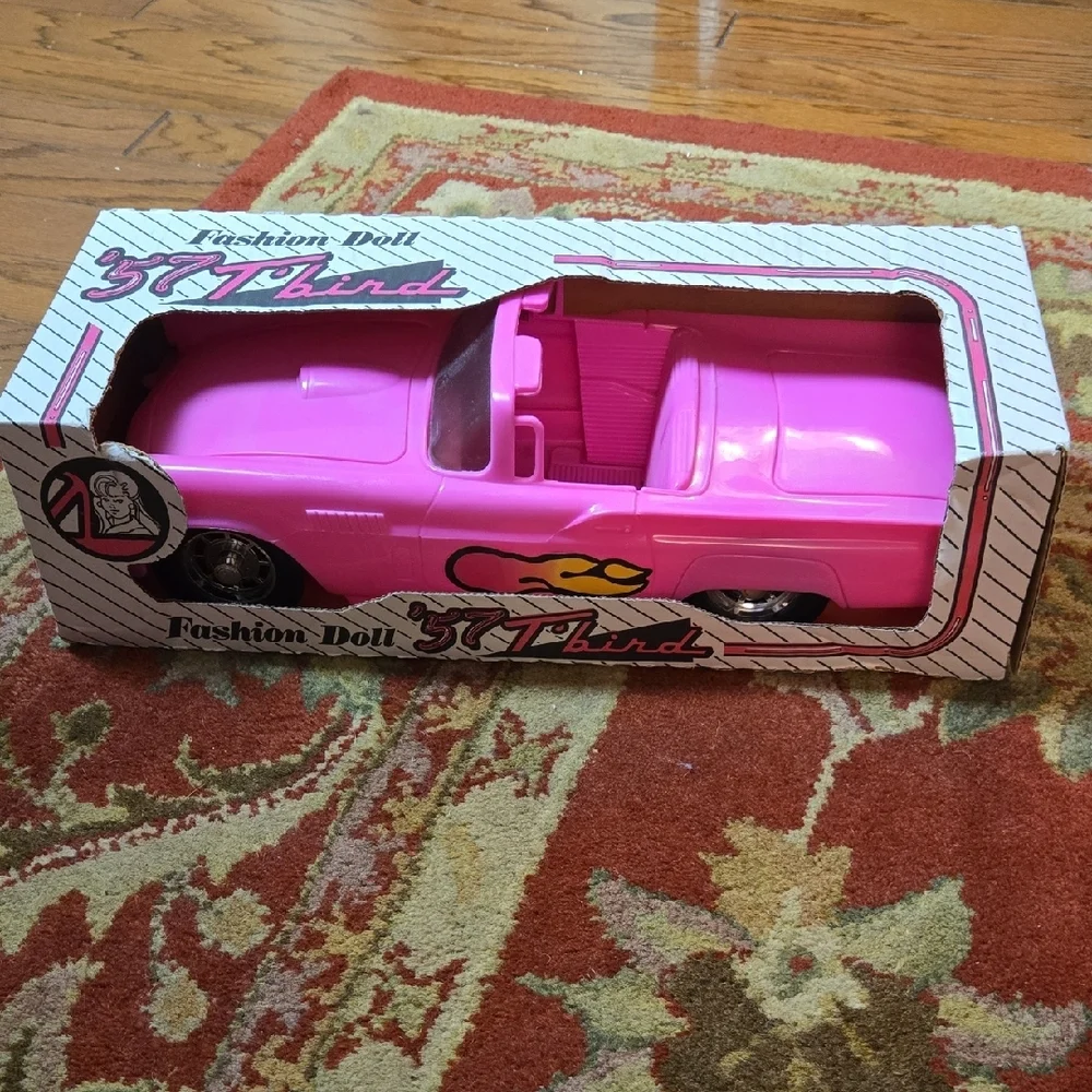 Pink Convertible Fashion Doll Car
